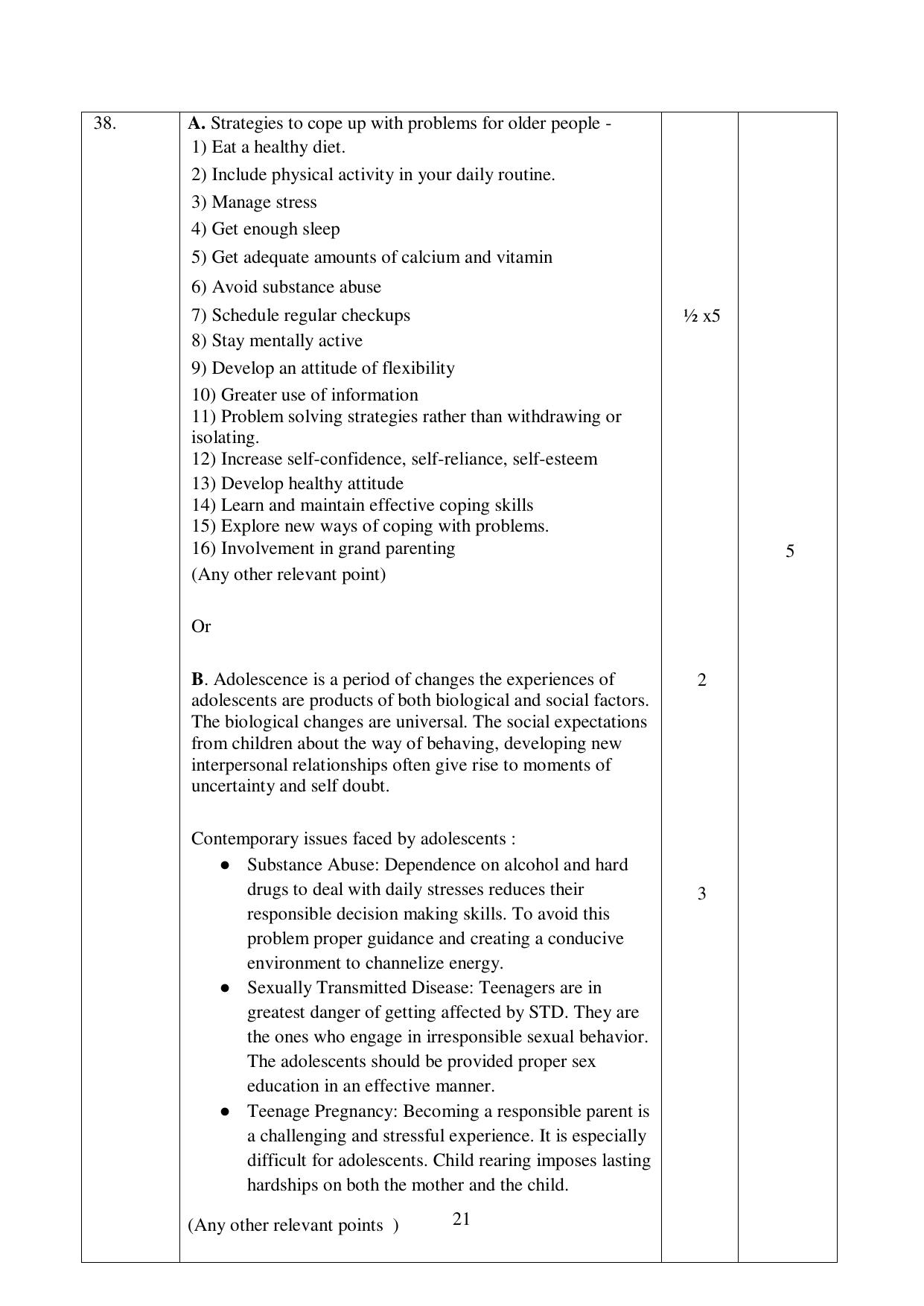NIOS Class 12 Psychology (Old) Sample Paper - Page 21