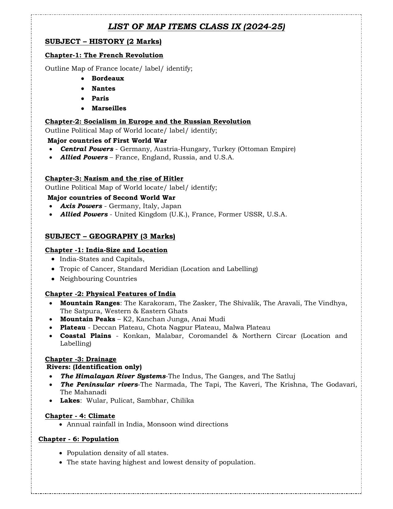 Edudel Class 9 Social Science (English Medium) Syllabus 2025 - Page 13