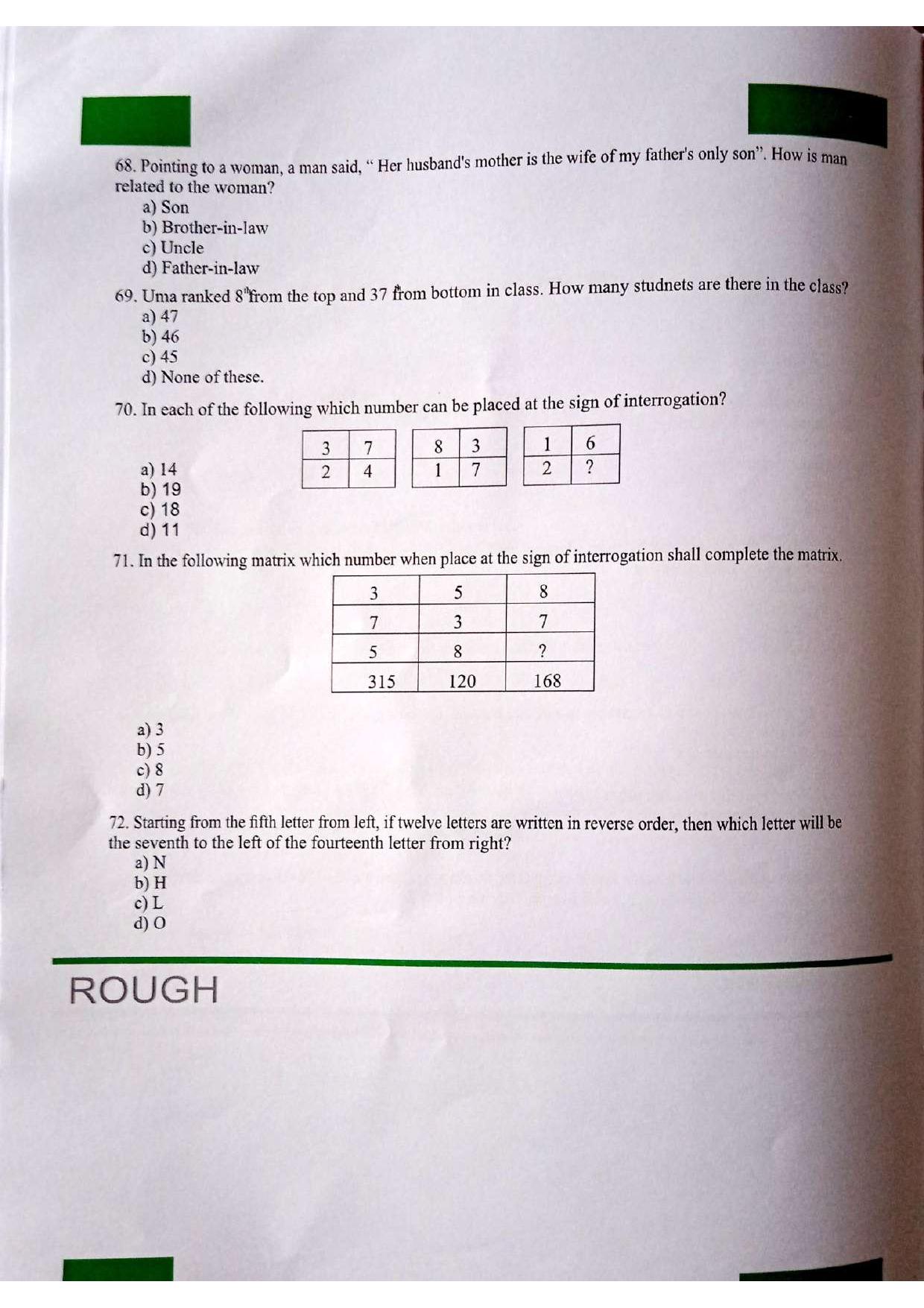 JKSSEE 2022 Class 9 Question Paper - Page 12