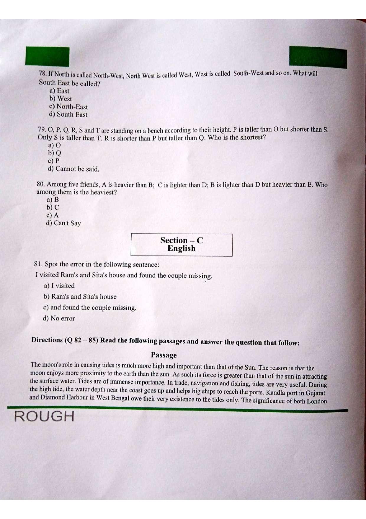 JKSSEE 2022 Class 9 Question Paper - Page 14