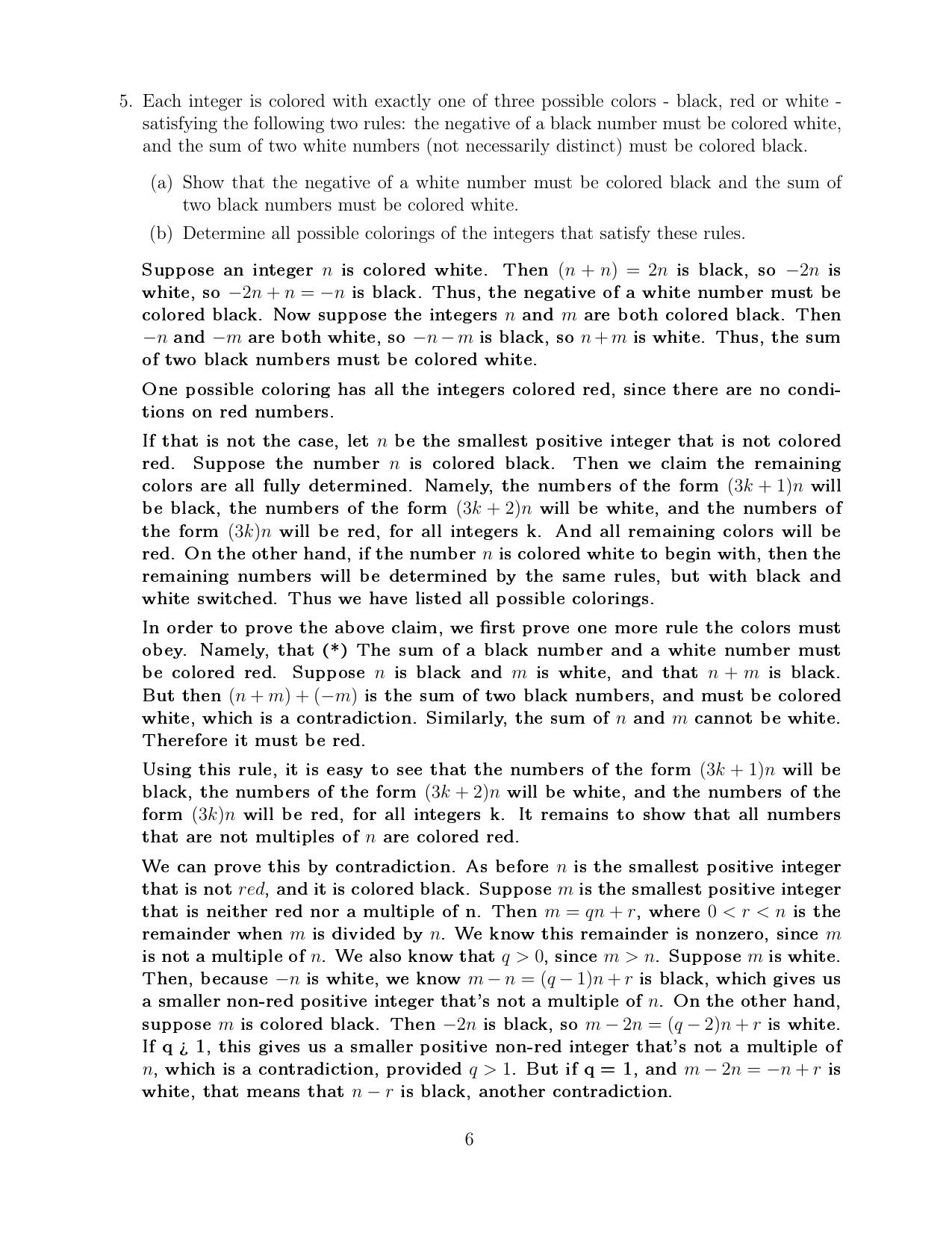 CMI Entrance Exam 2017 Solutions B.Sc (Hons.) Mathematics and Computer Science - Page 10