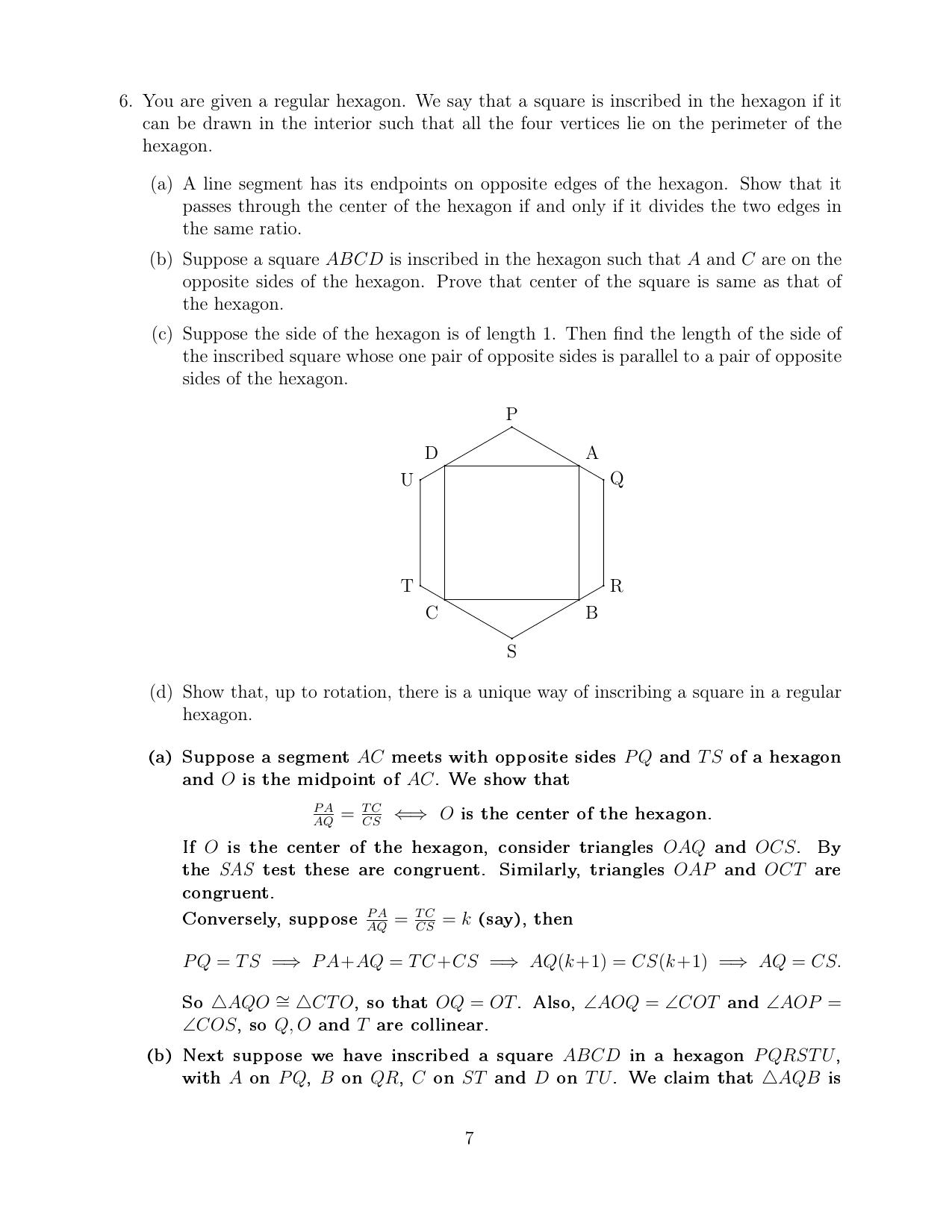 CMI Entrance Exam 2017 Solutions B.Sc (Hons.) Mathematics and Computer Science - Page 11