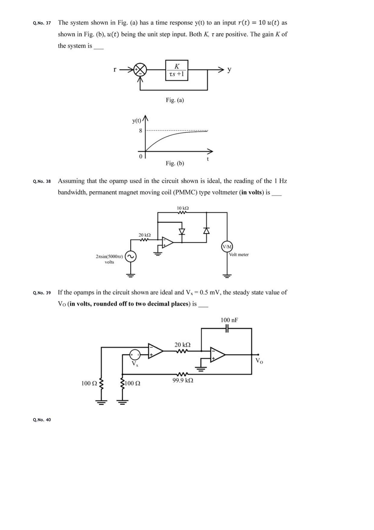 GATE 2020 Instrumentation Engineering (IN) Question Paper - Page 10