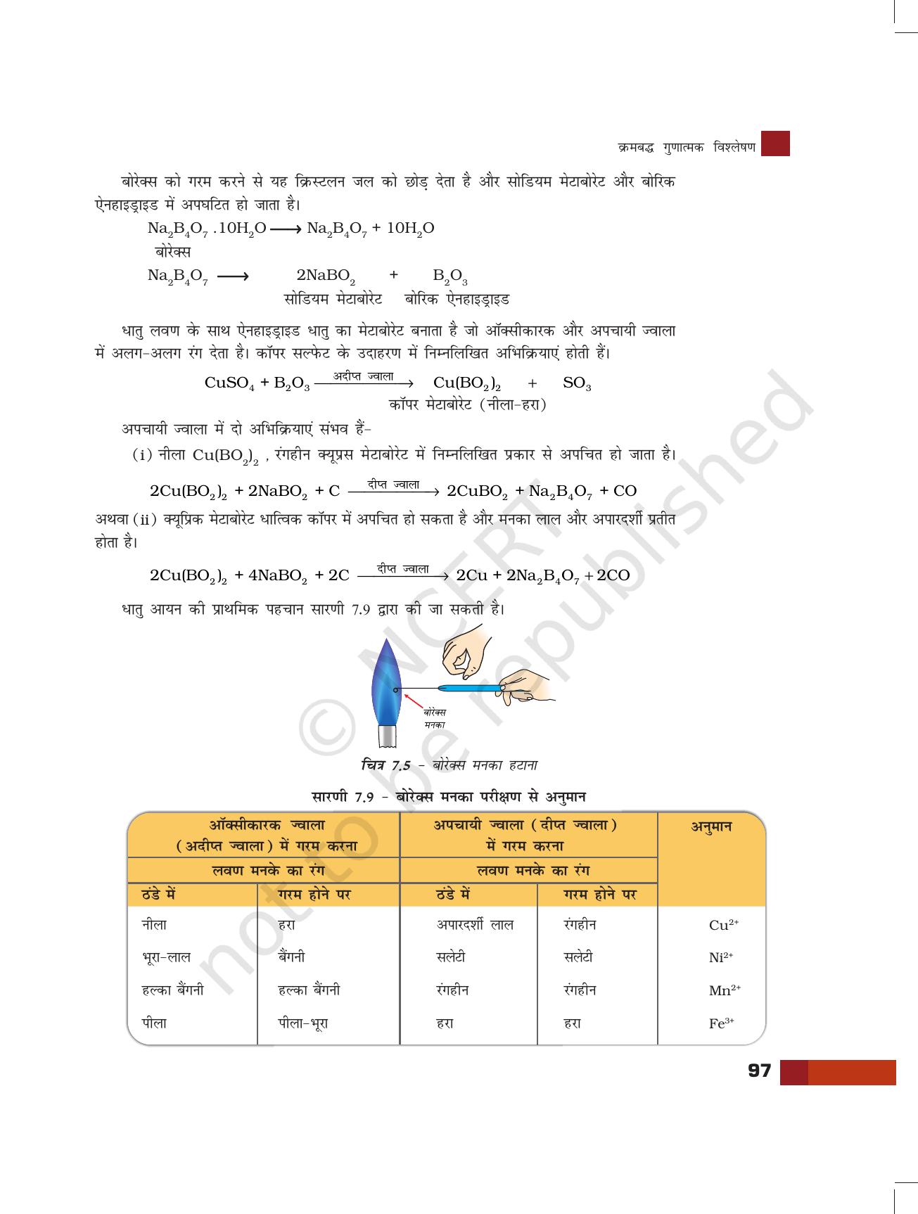 NCERT Laboratory Manuals for Class XI रसायन - क्रमबद्ध गुणात्मक विश्लेषण - Page 18