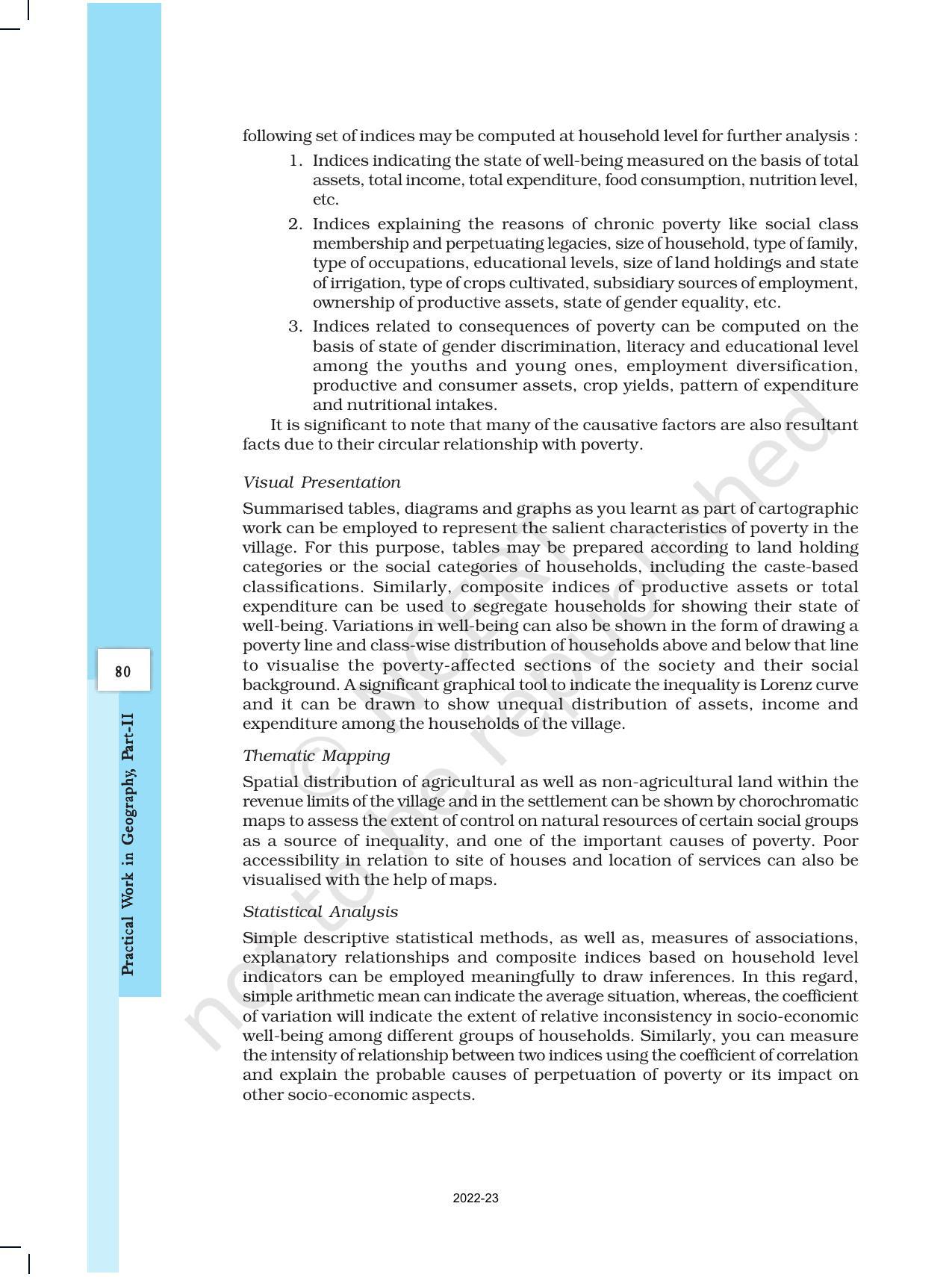 NCERT Book for Class 12 Geography (Part-III) Chapter 5 Field Surveys - Page 10
