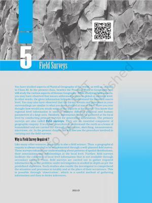 NCERT Book for Class 12 Geography (Part-III) Chapter 5 Field Surveys