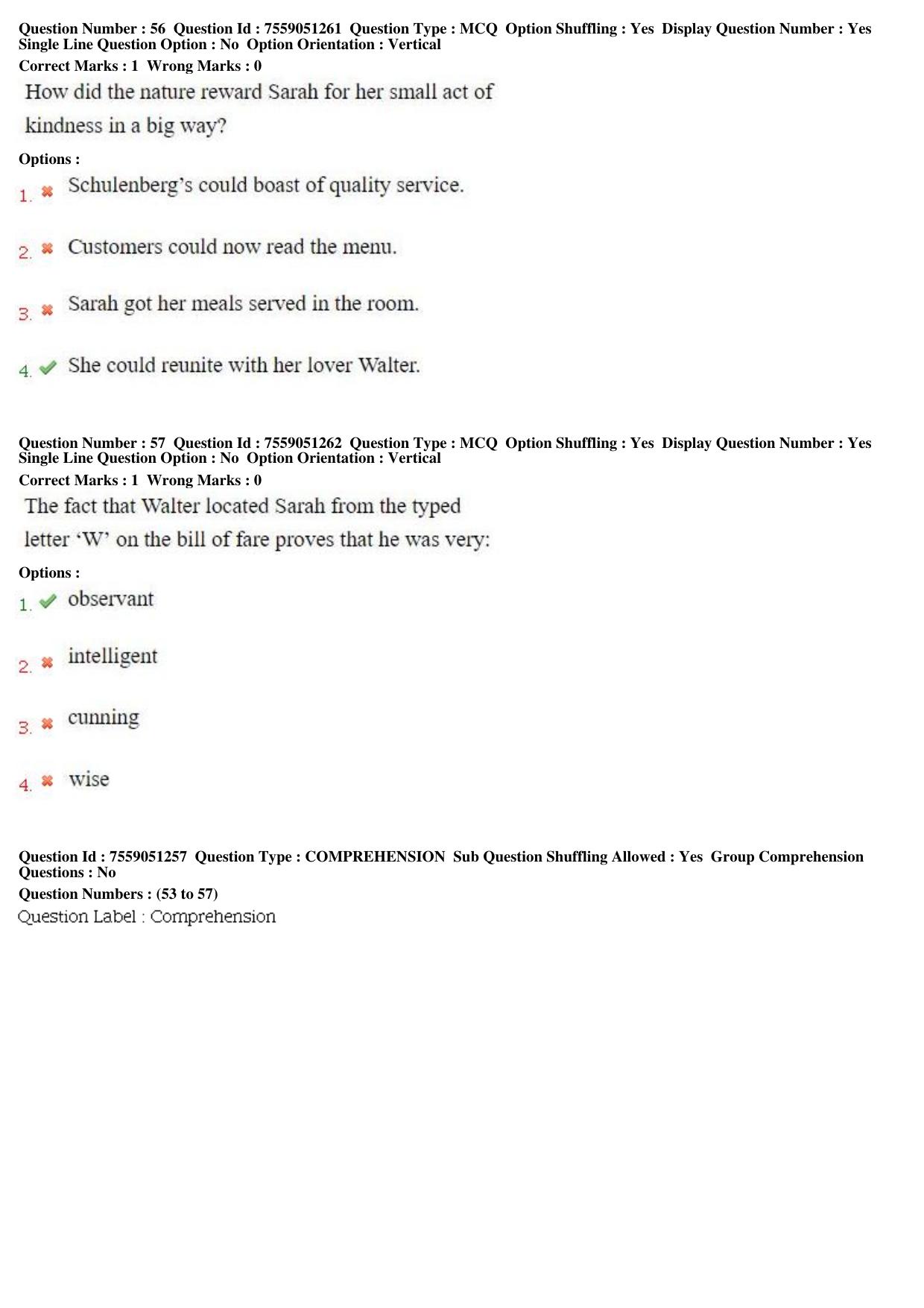 MP CPCT 15th Jun 2019 CPCT Question Paper Shift 2 - Page 38