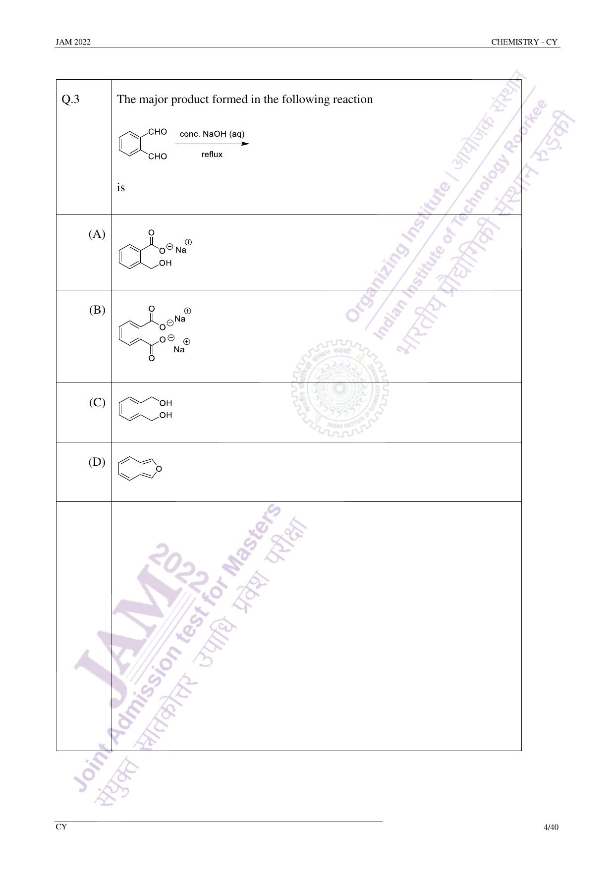 JAM 2022: CY Question Paper - Page 3