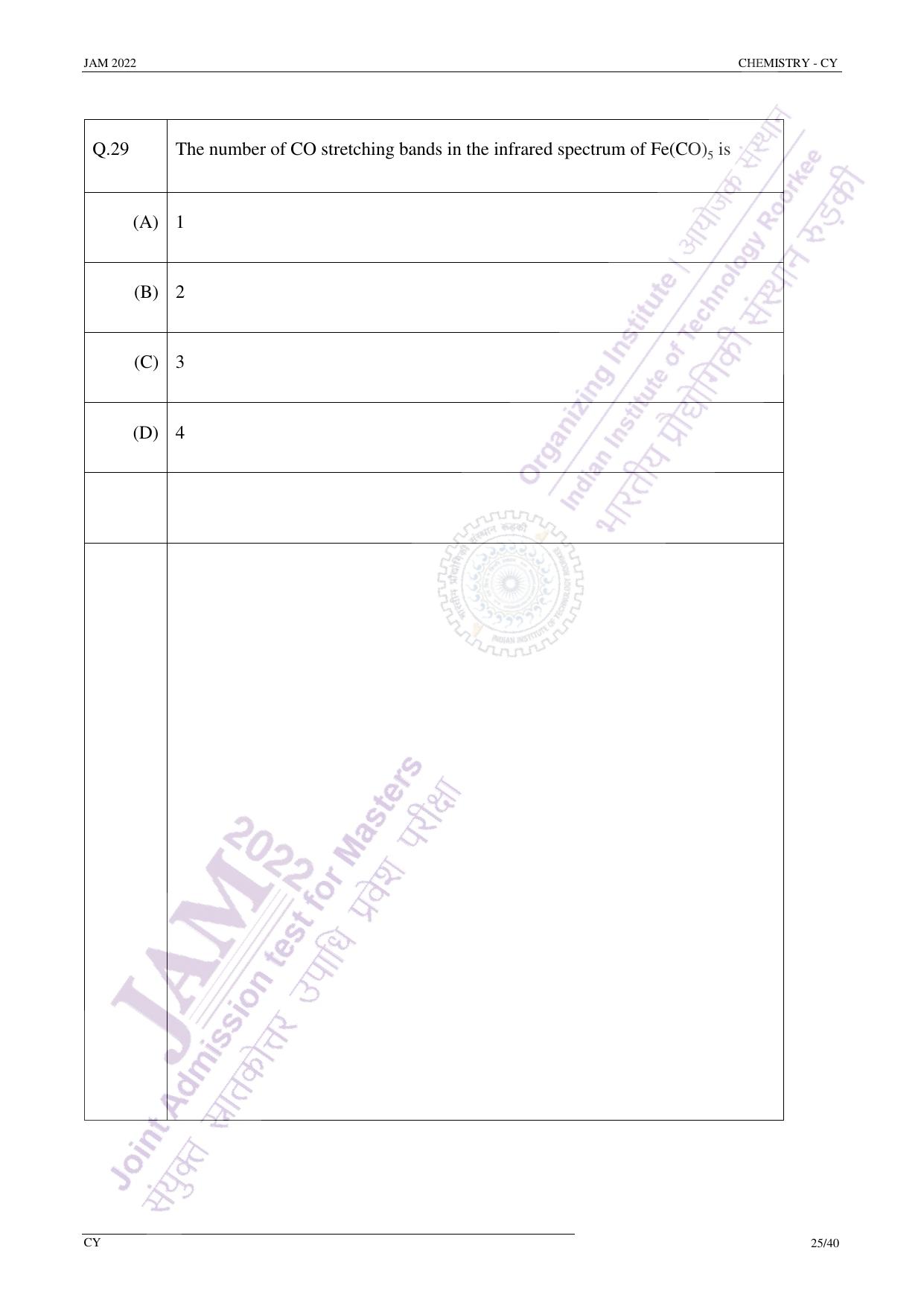 JAM 2022: CY Question Paper - Page 24