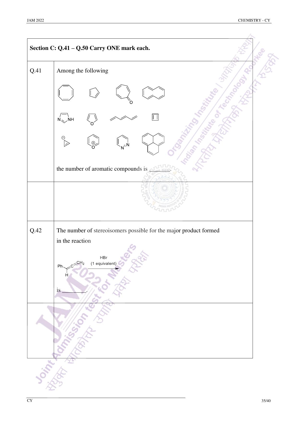 JAM 2022: CY Question Paper - Page 34