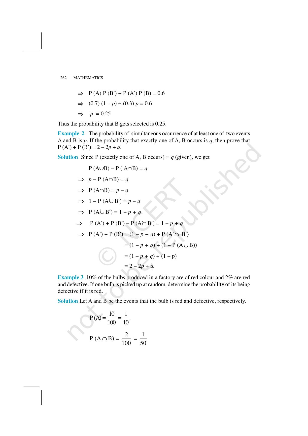 NCERT Exemplar Class 12: Mathematics Unit 13 (Probability) - Page 5