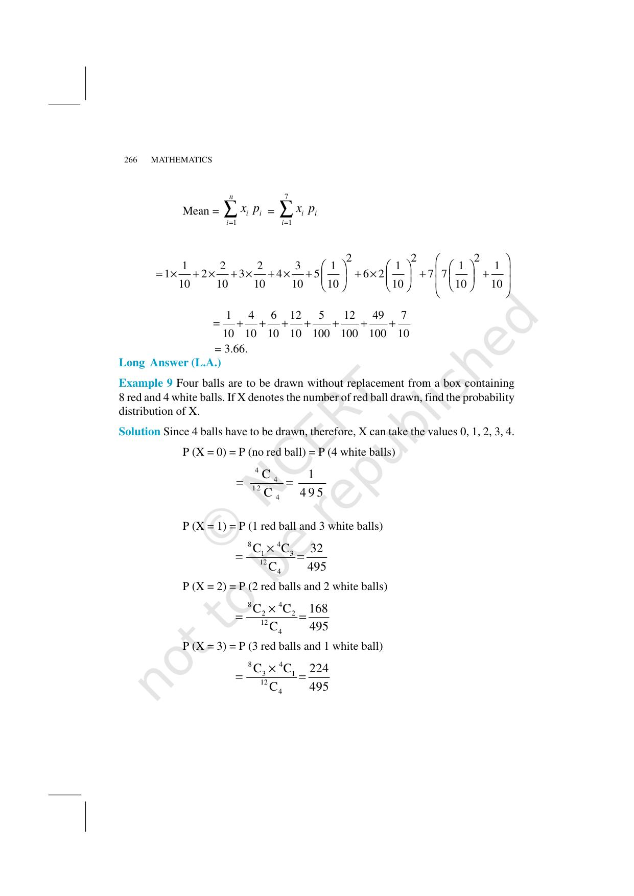 NCERT Exemplar Class 12: Mathematics Unit 13 (Probability) - Page 9