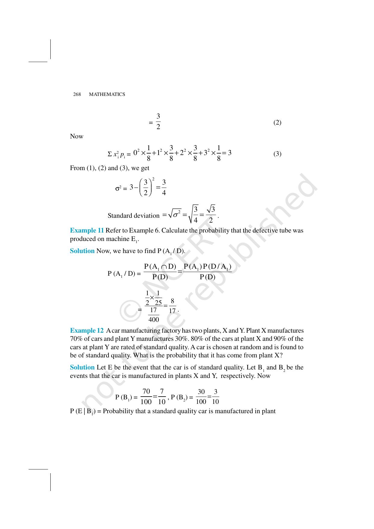 NCERT Exemplar Class 12: Mathematics Unit 13 (Probability) - Page 11