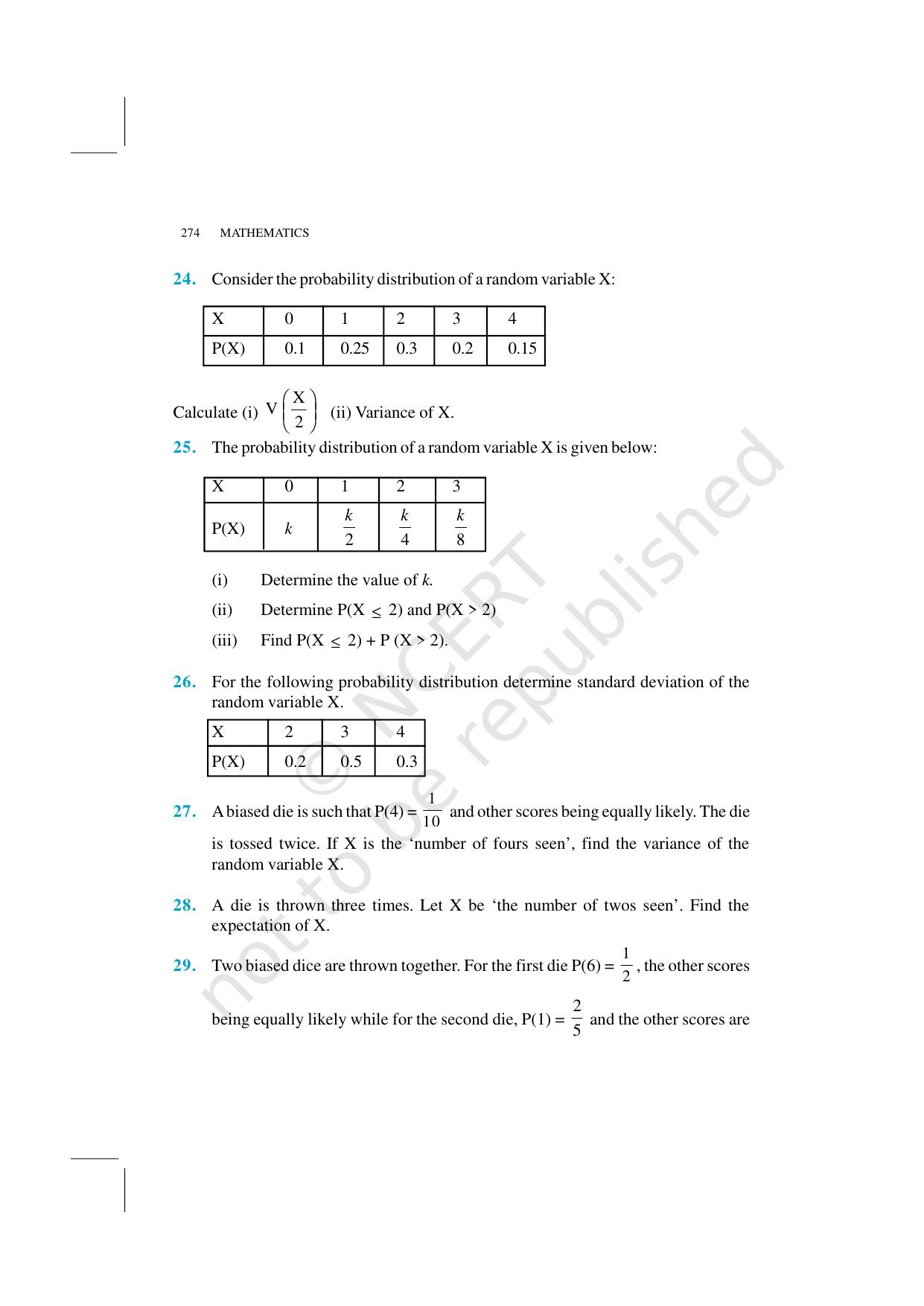 NCERT Exemplar Class 12: Mathematics Unit 13 (Probability) - Page 17