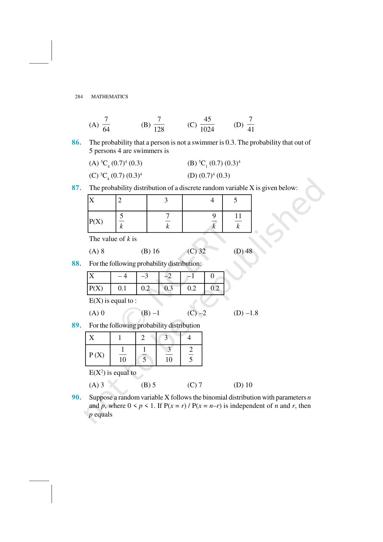 NCERT Exemplar Class 12: Mathematics Unit 13 (Probability) - Page 27