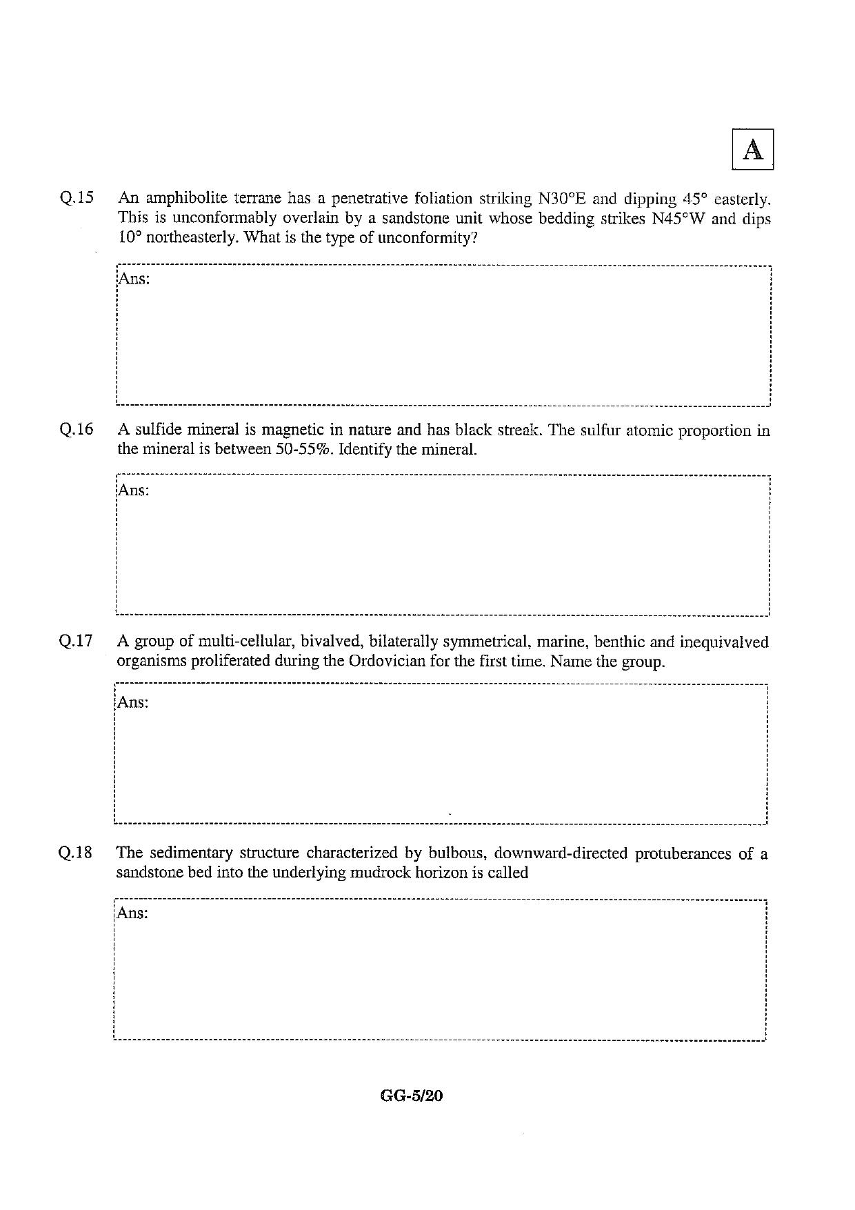 JAM 2013: GG Question Paper - Page 6