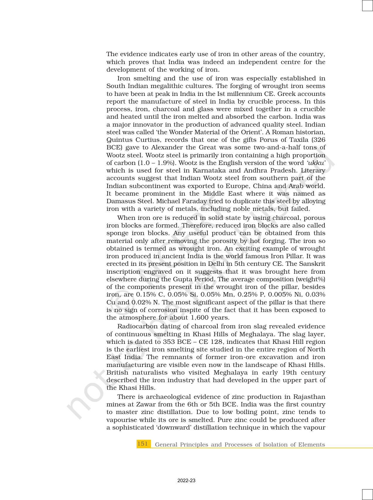 NCERT Book for Class 12 Chemistry Chapter 6 General Principles and Processes of Isolation of Elements - Page 3