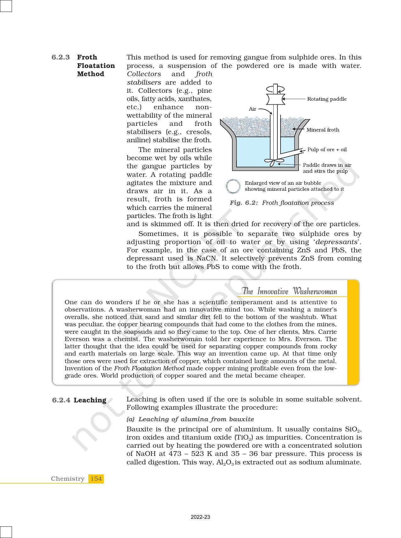 NCERT Book for Class 12 Chemistry Chapter 6 General Principles and Processes of Isolation of Elements - Page 6