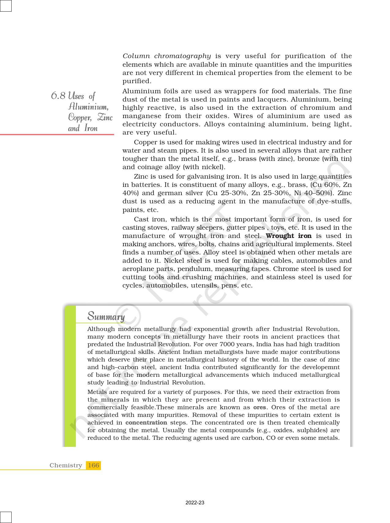 NCERT Book for Class 12 Chemistry Chapter 6 General Principles and Processes of Isolation of Elements - Page 18