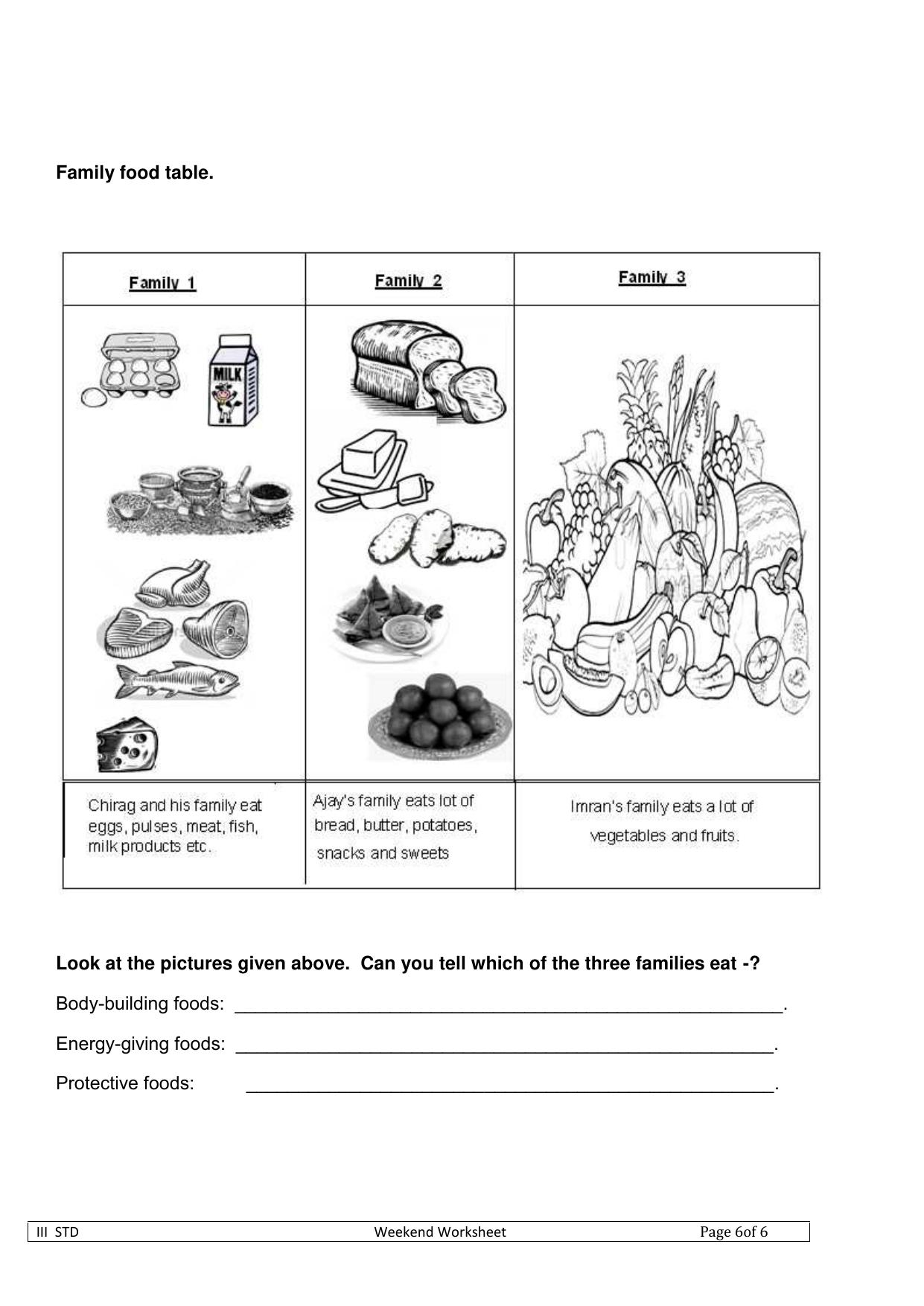 Worksheet for Class 3 EVS Assignment 111 Revision - Page 3