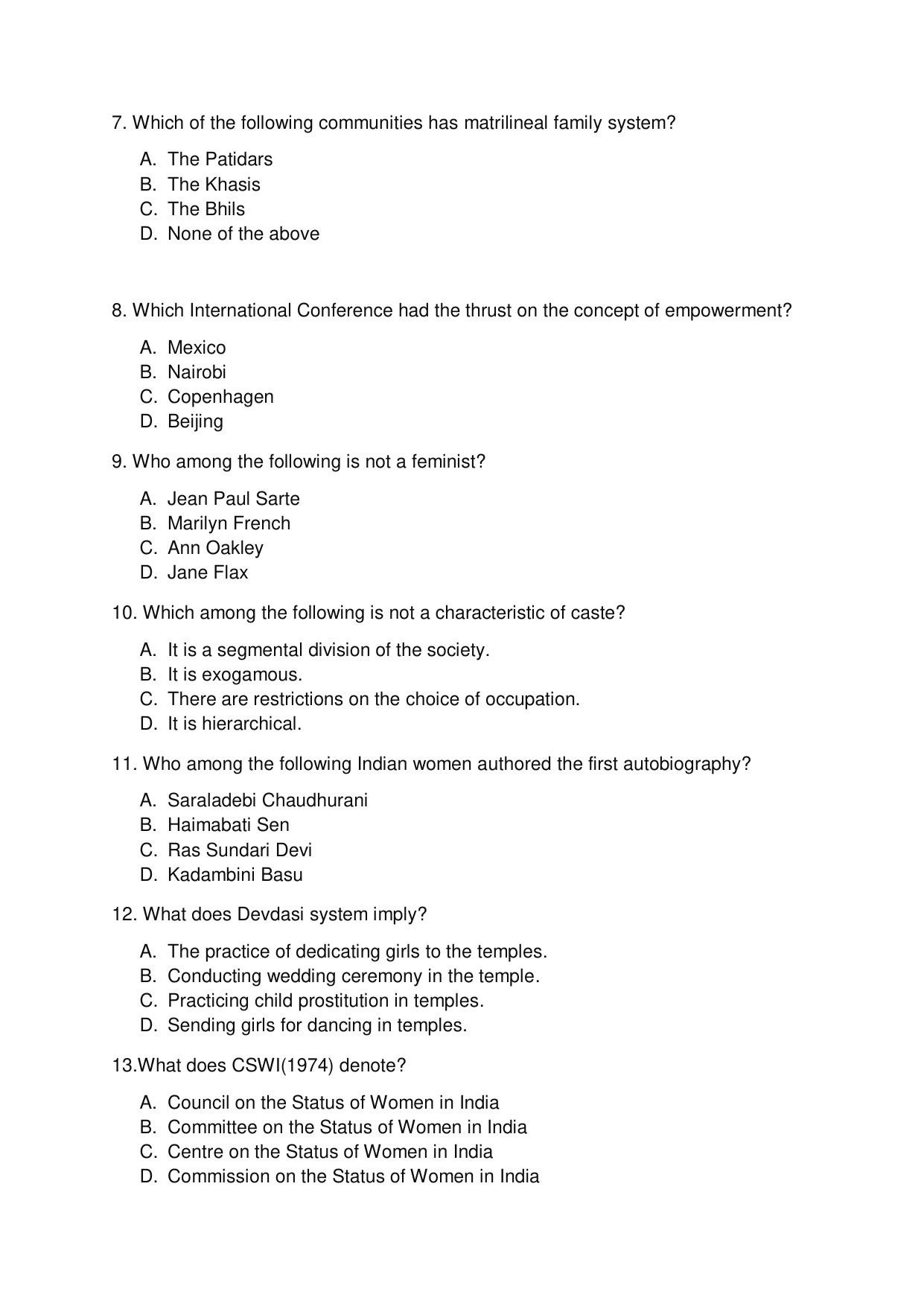 Odisha CPET GSWS SET II 2021 Question Paper - Page 2
