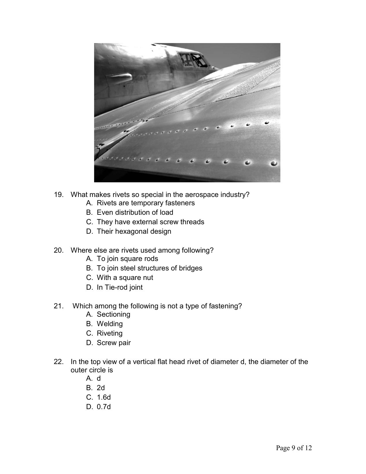 CBSE Class 12 Engg. Graphic Sample Question Paper 2024-25 - Page 9