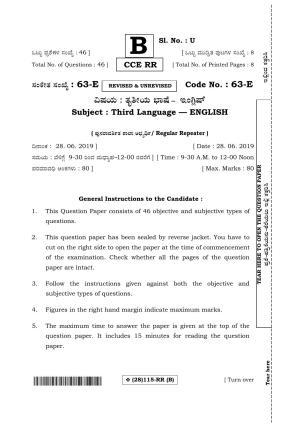 Karnataka SSLC English - Third Language - ENGLISH (63-E%20RR _28_115-RR _B_31) (Supplementary) June 2019 Question Paper