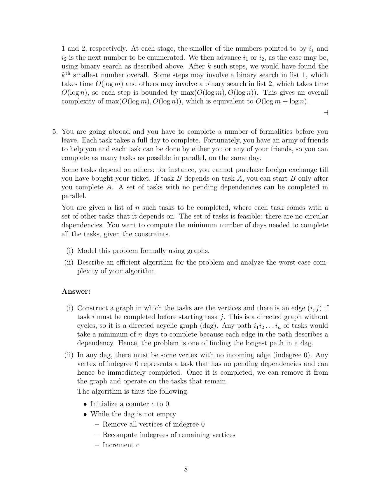 CMI Entrance Exam 2022 Solutions MSc/PhD Computer Science - Page 8