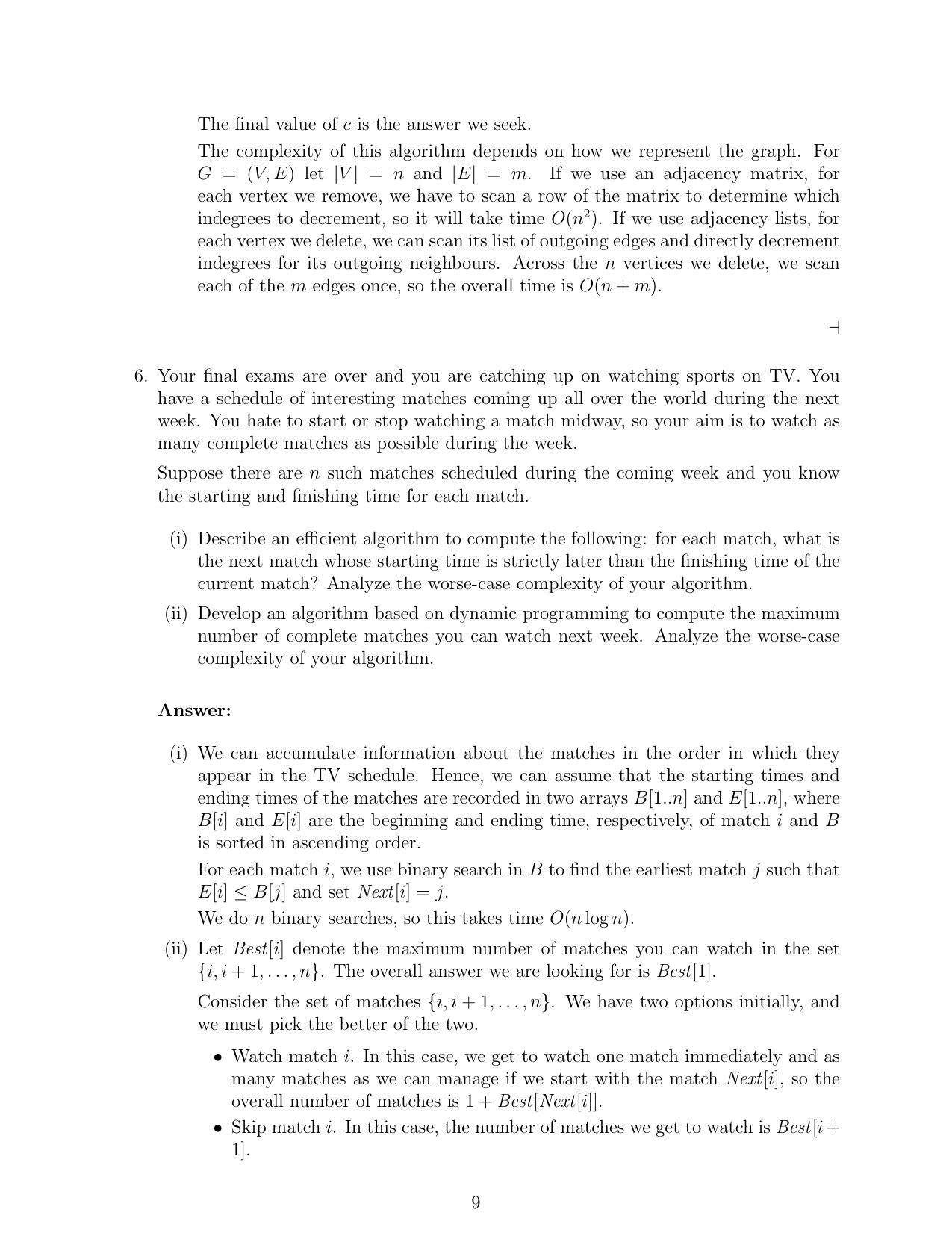 CMI Entrance Exam 2022 Solutions MSc/PhD Computer Science - Page 9