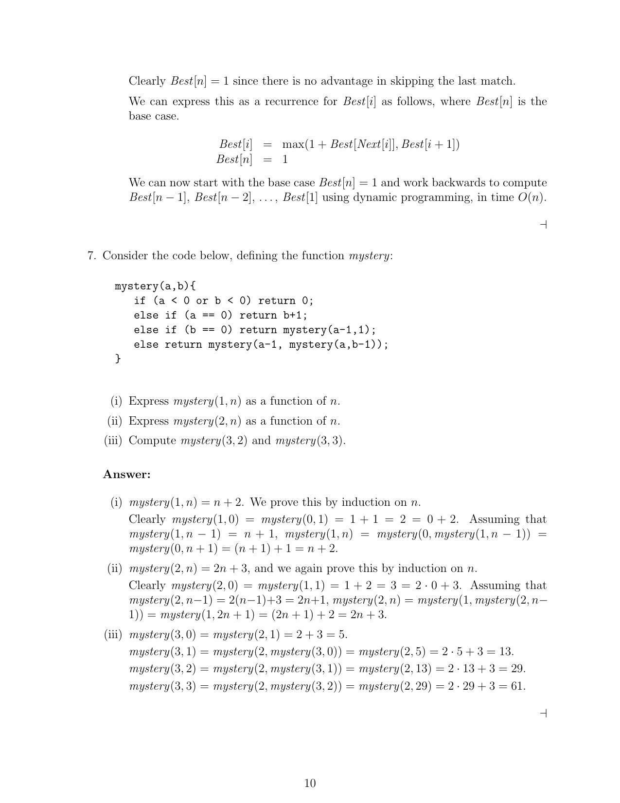 CMI Entrance Exam 2022 Solutions MSc/PhD Computer Science - Page 10