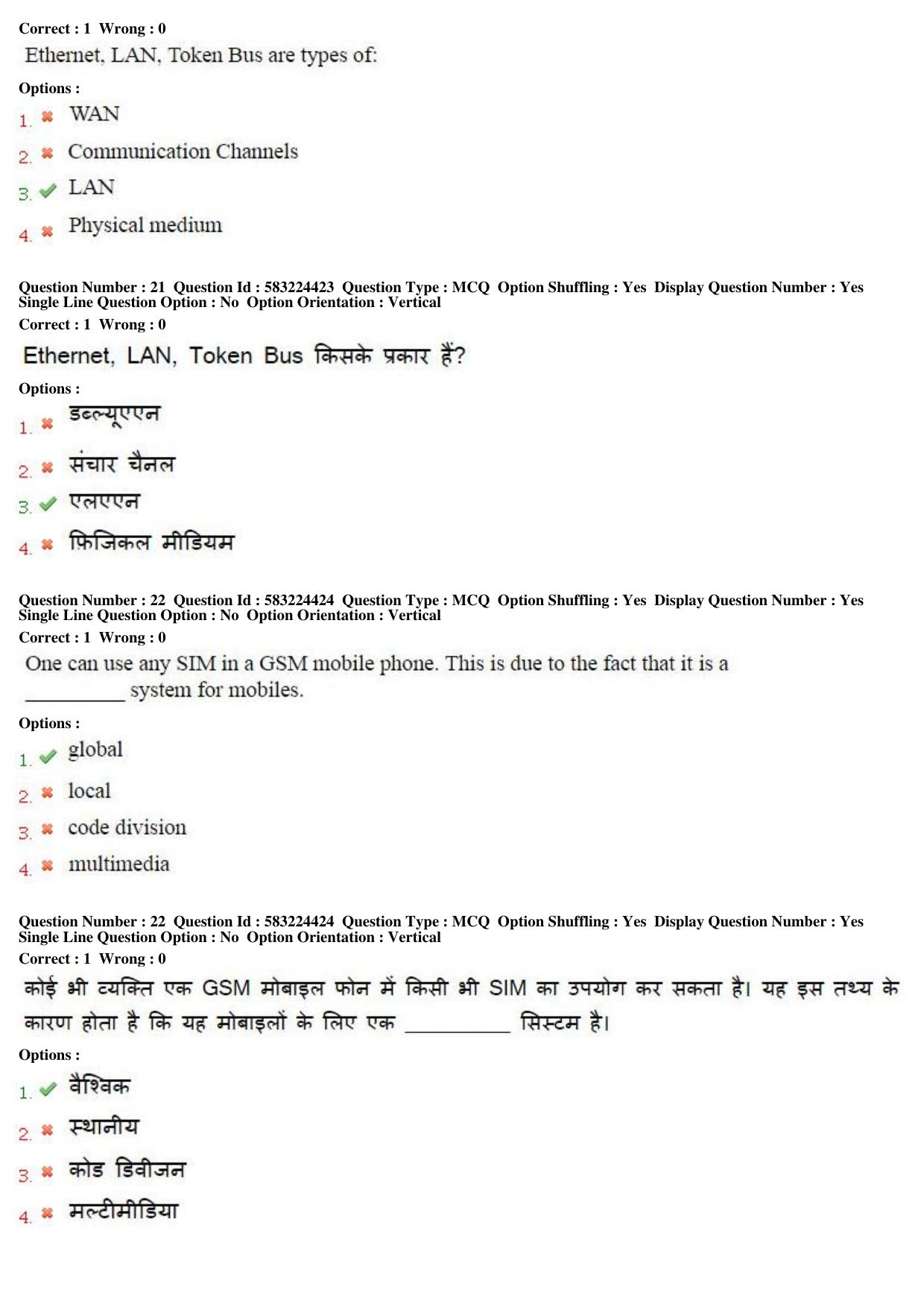 MP CPCT 31st May 2016 CPCT Question Paper Shift 2 - Page 12