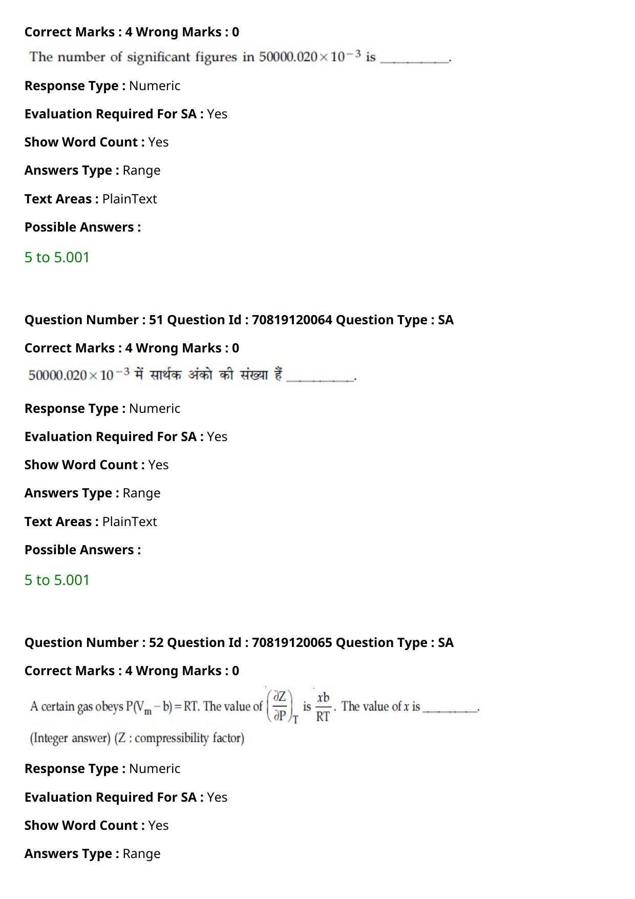 JEE Mains 2021: BTech Hindi (Shift 1) 26-02-2021 Question Paper - Page 62