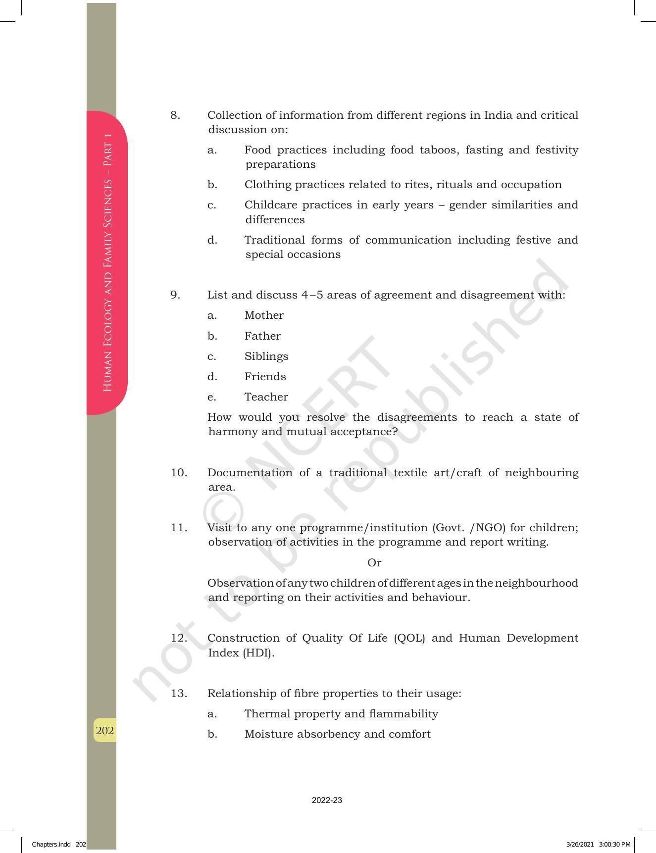 NCERT Book for Class 12 Home Science (Part -I) Chapter 10 Management of Support Services, Institutions and Programmes for Children, Youth and Elderly - Page 28