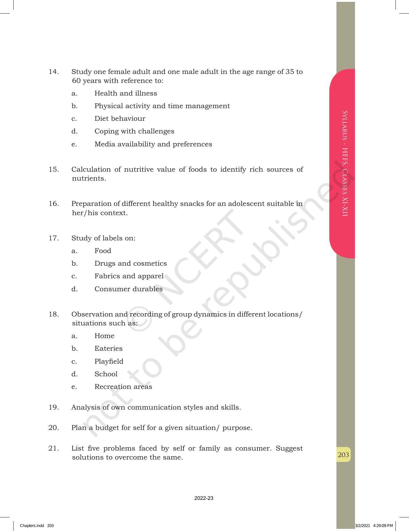 NCERT Book for Class 12 Home Science (Part -I) Chapter 10 Management of Support Services, Institutions and Programmes for Children, Youth and Elderly - Page 29