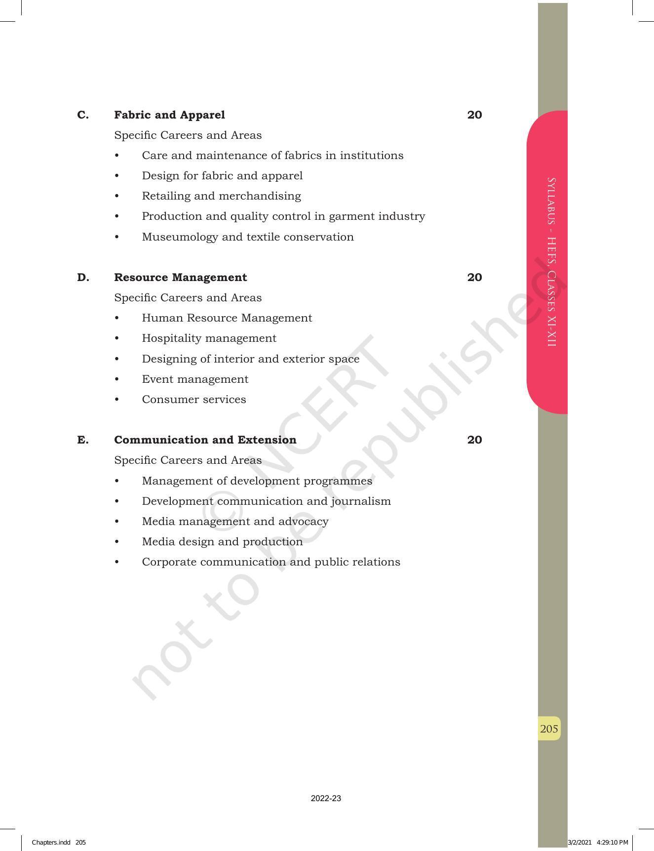 NCERT Book for Class 12 Home Science (Part -I) Chapter 10 Management of Support Services, Institutions and Programmes for Children, Youth and Elderly - Page 31