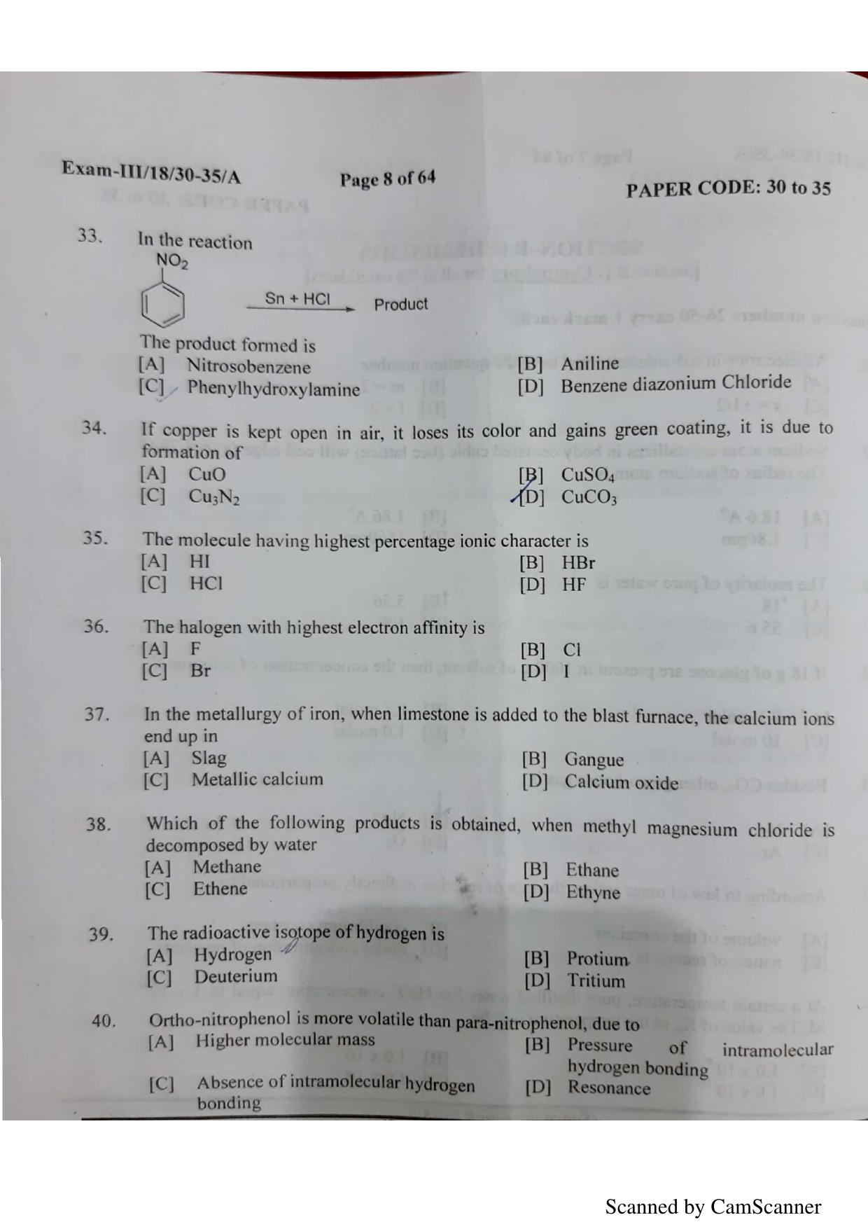 NERIST NEE (3) 2018 Question Paper	 - Page 6