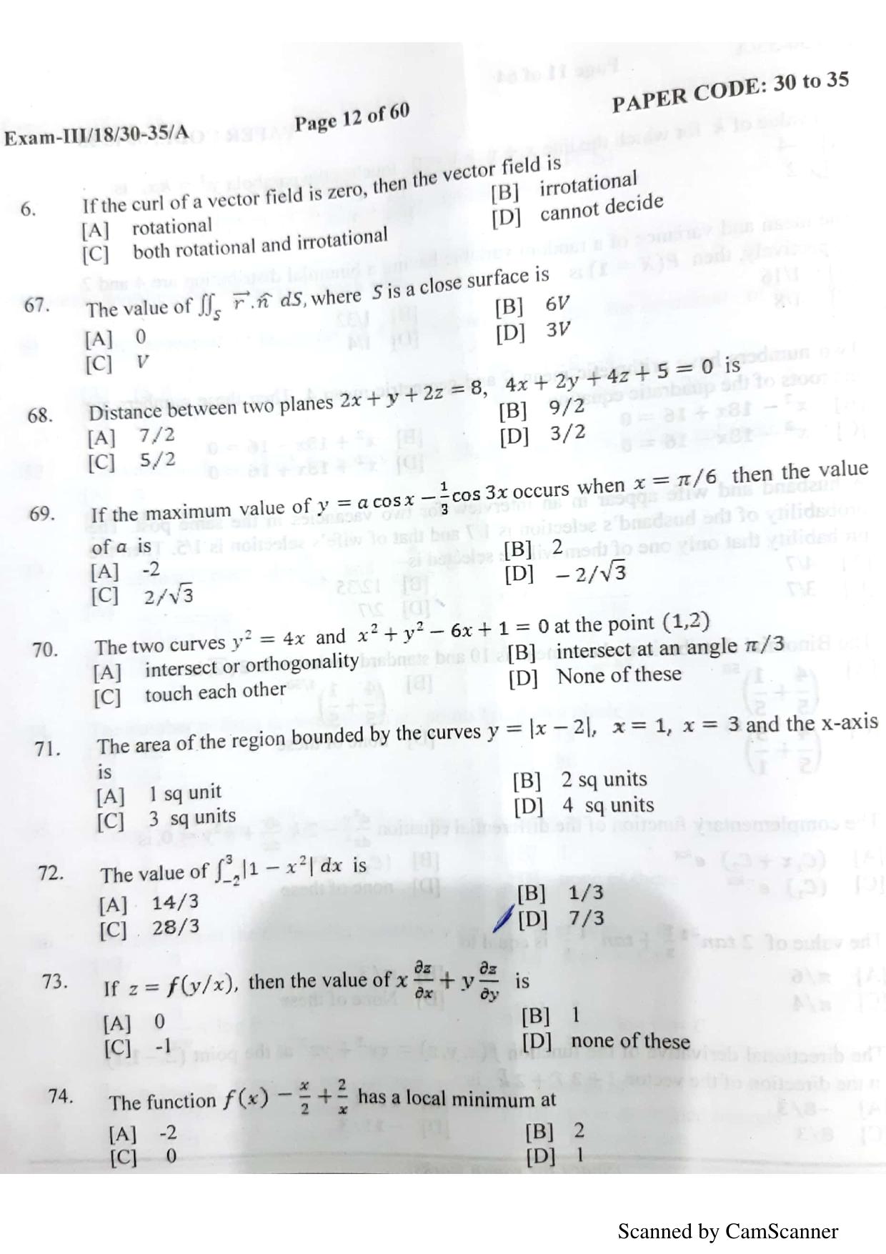 NERIST NEE (3) 2018 Question Paper	 - Page 10