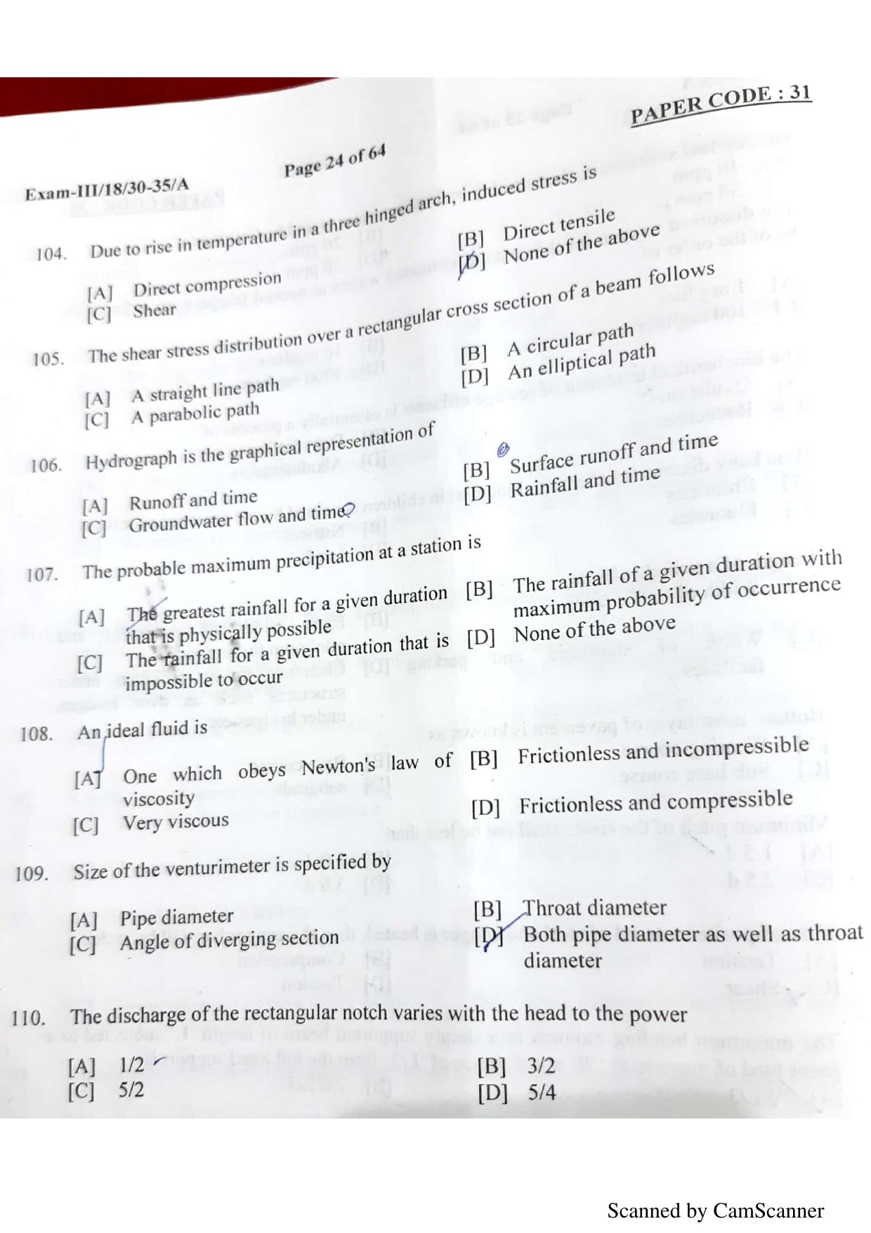NERIST NEE (3) 2018 Question Paper	 - Page 22