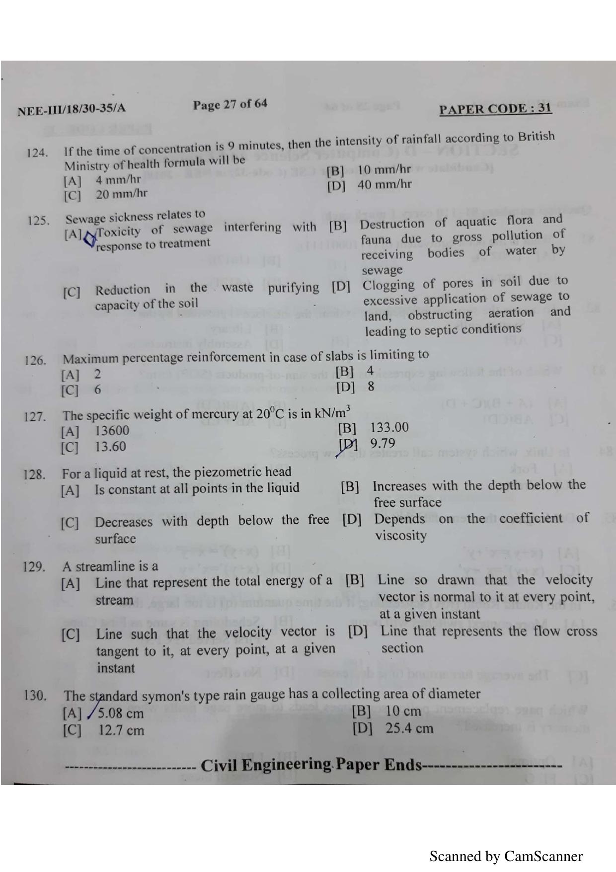 NERIST NEE (3) 2018 Question Paper	 - Page 25