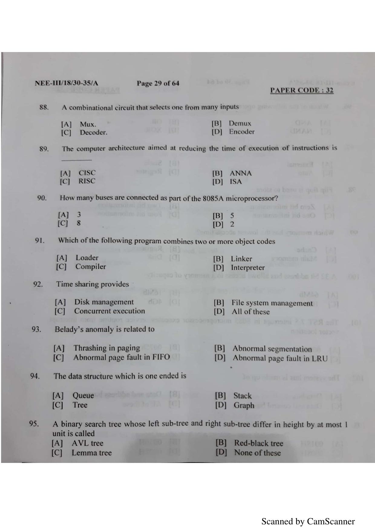 NERIST NEE (3) 2018 Question Paper	 - Page 27