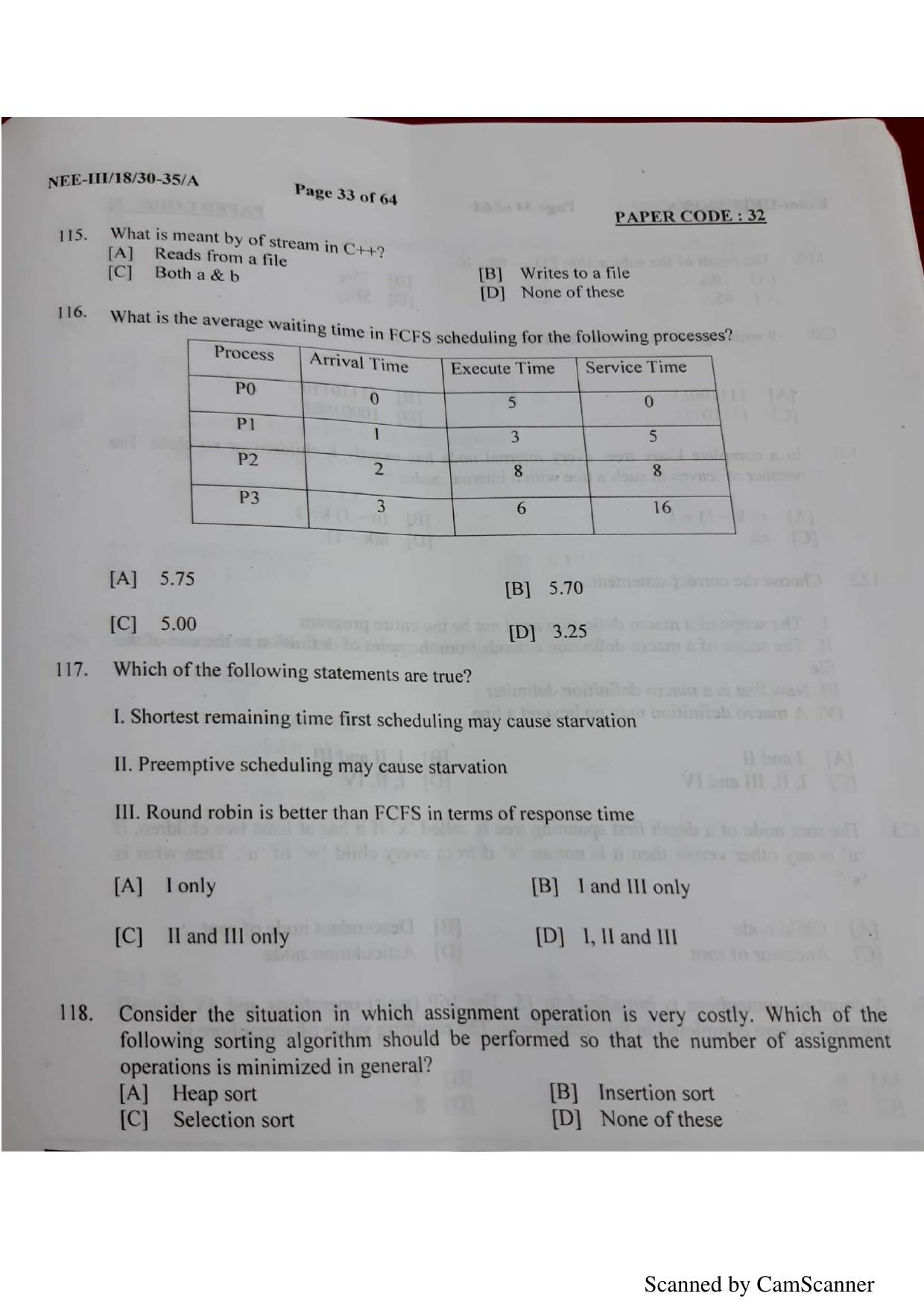 NERIST NEE (3) 2018 Question Paper	 - Page 31