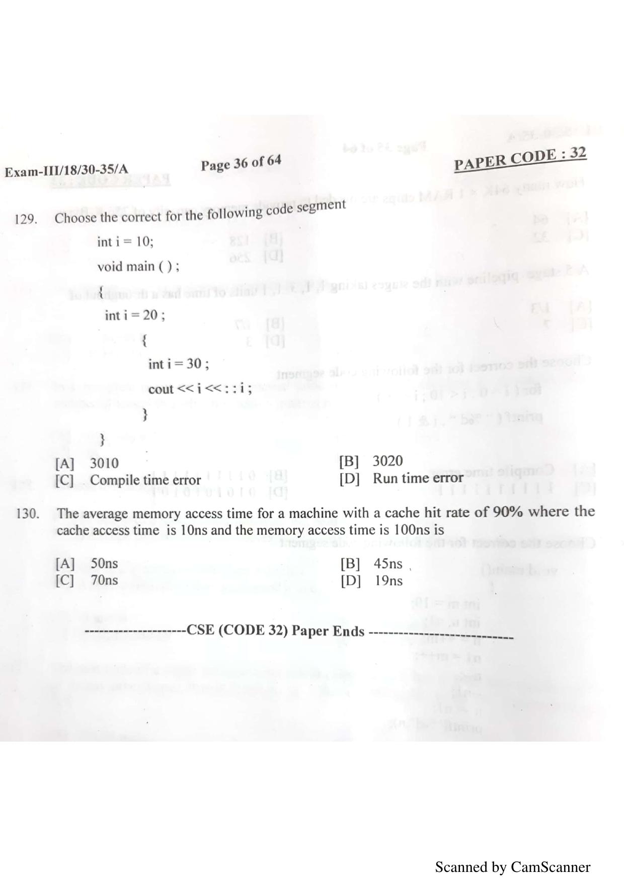 NERIST NEE (3) 2018 Question Paper	 - Page 34