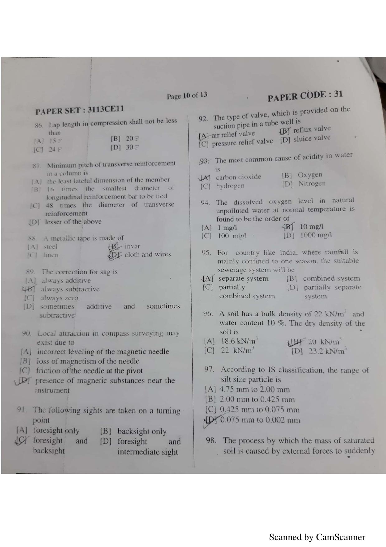 NERIST NEE (3) 2018 Question Paper	 - Page 59