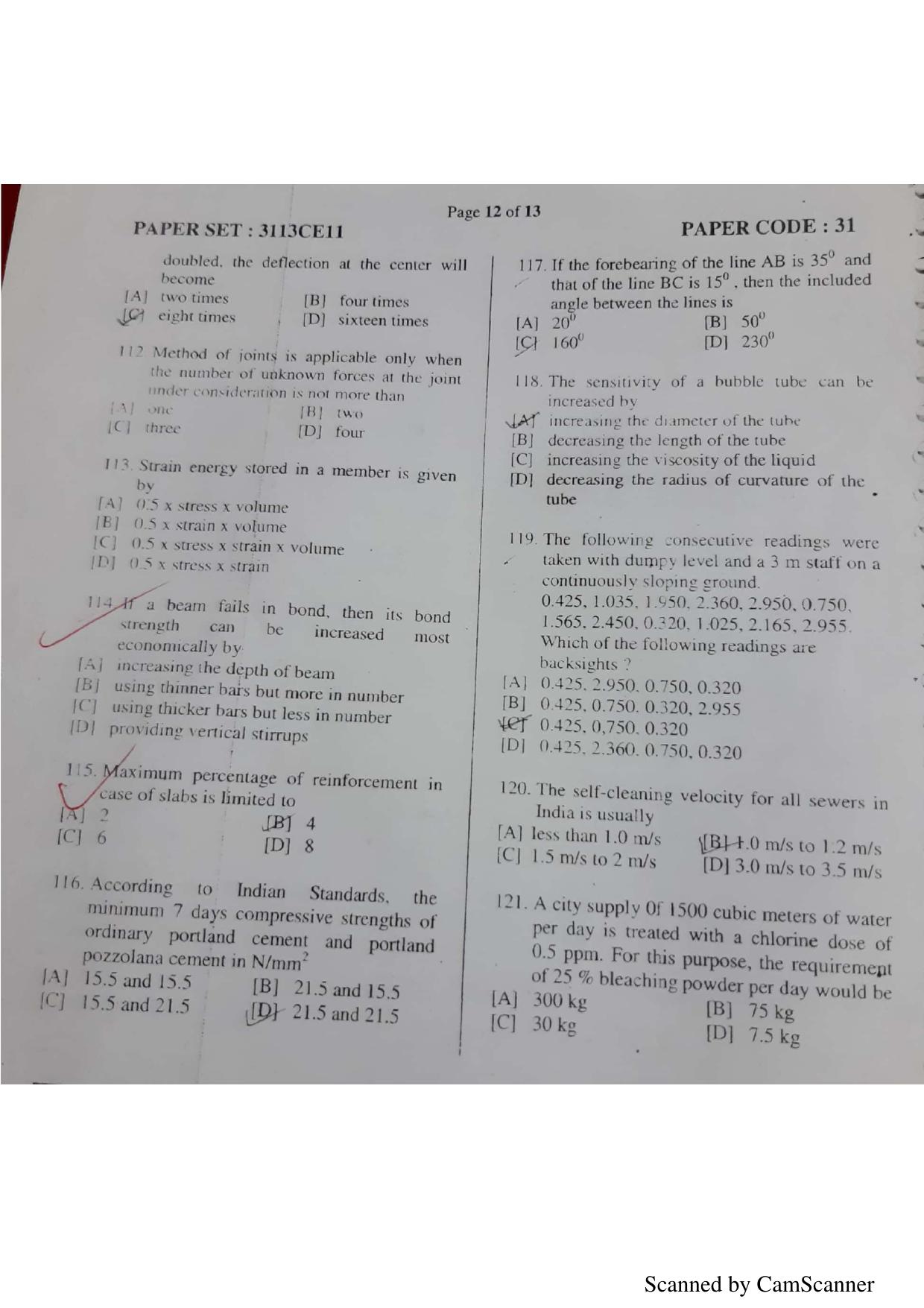NERIST NEE (3) 2018 Question Paper	 - Page 61