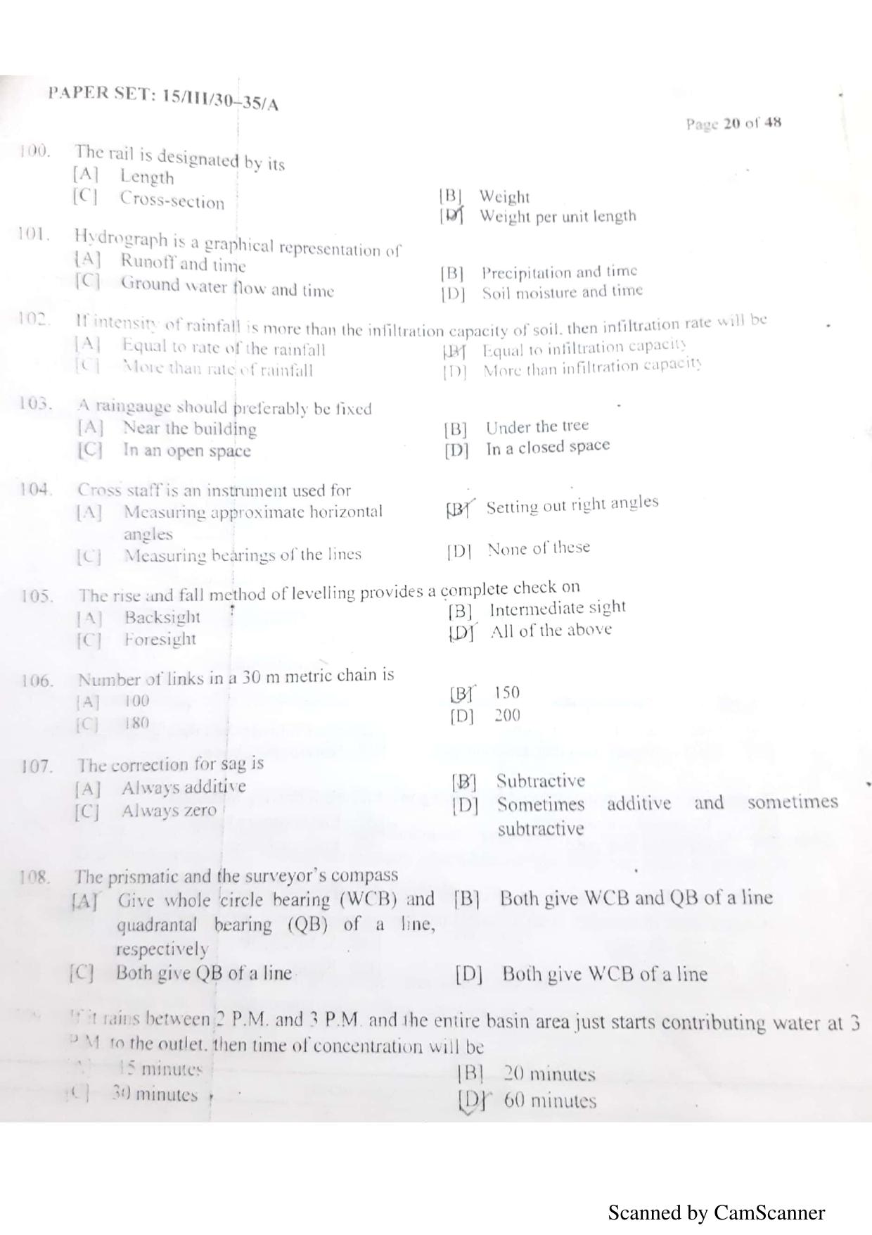 NERIST NEE (3) 2018 Question Paper	 - Page 76