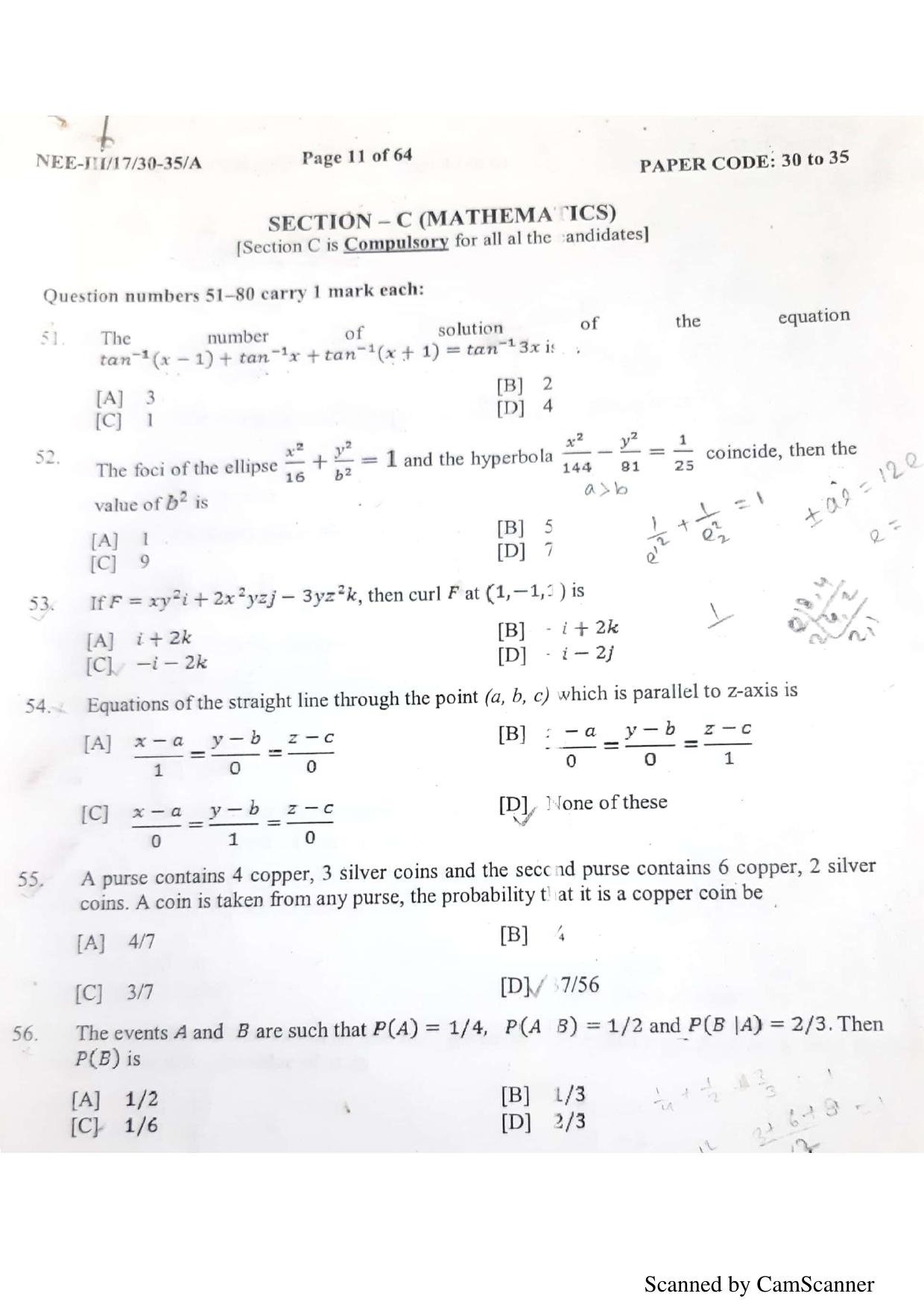 NERIST NEE (3) 2018 Question Paper	 - Page 90
