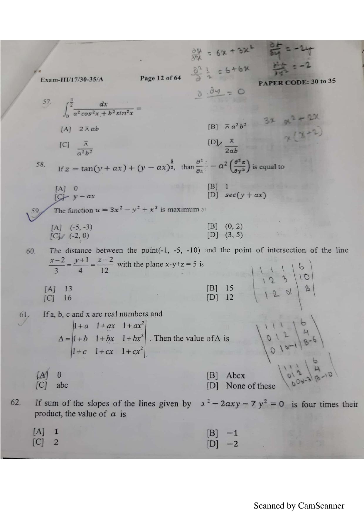 NERIST NEE (3) 2018 Question Paper	 - Page 91
