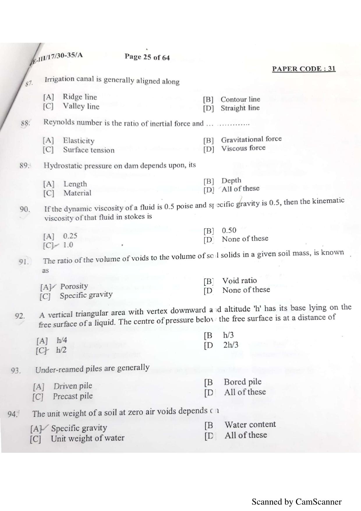 NERIST NEE (3) 2018 Question Paper	 - Page 96