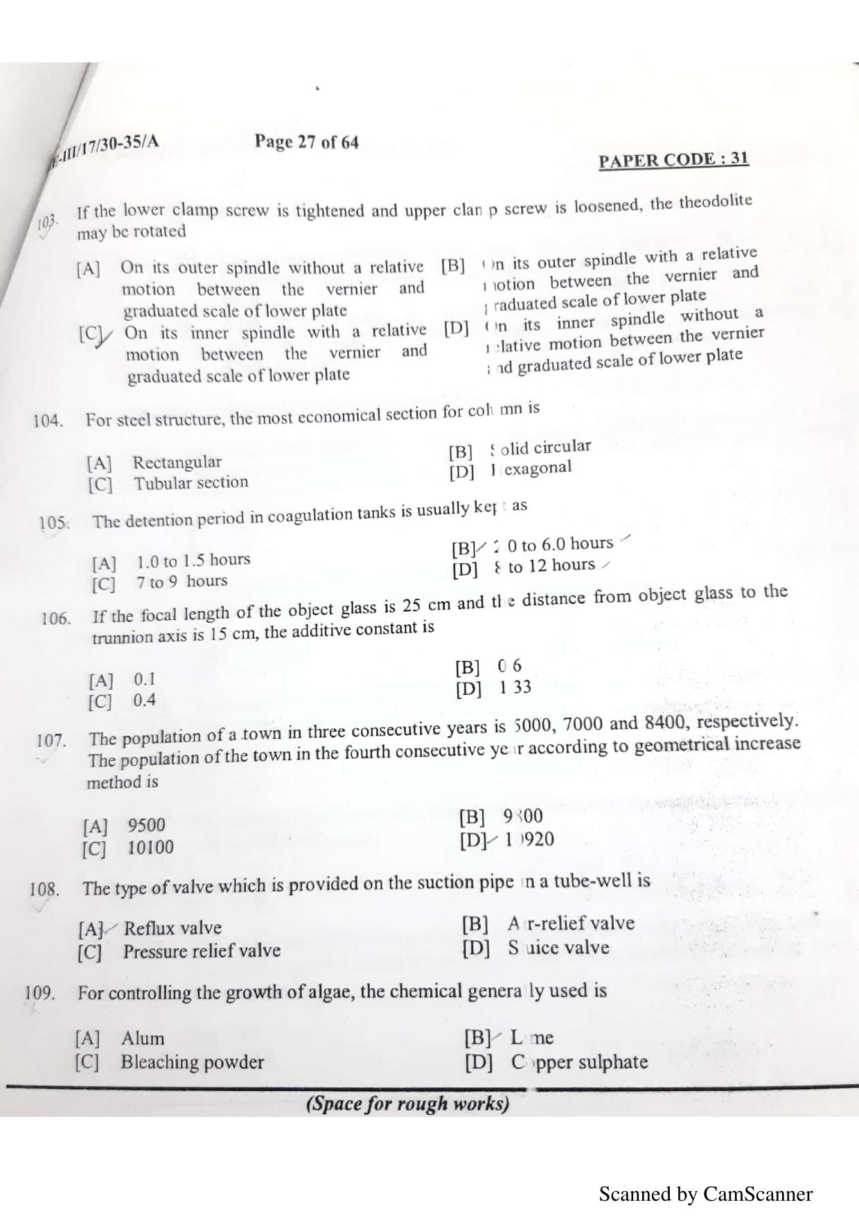 NERIST NEE (3) 2018 Question Paper	 - Page 98
