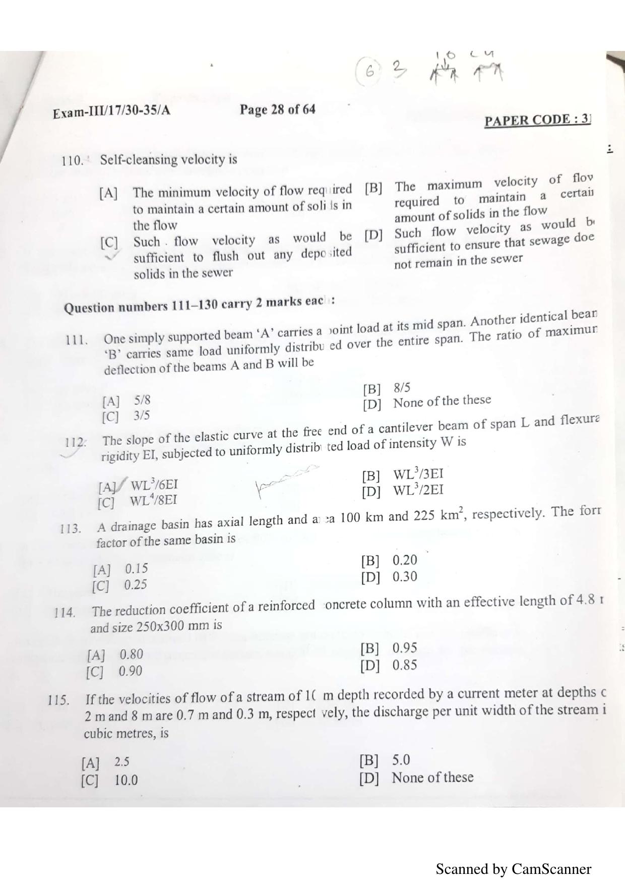 NERIST NEE (3) 2018 Question Paper	 - Page 99